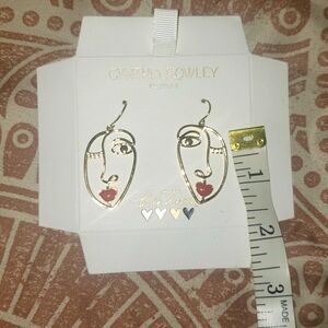 Cynthia Rowley gold tone earrings. NWOT